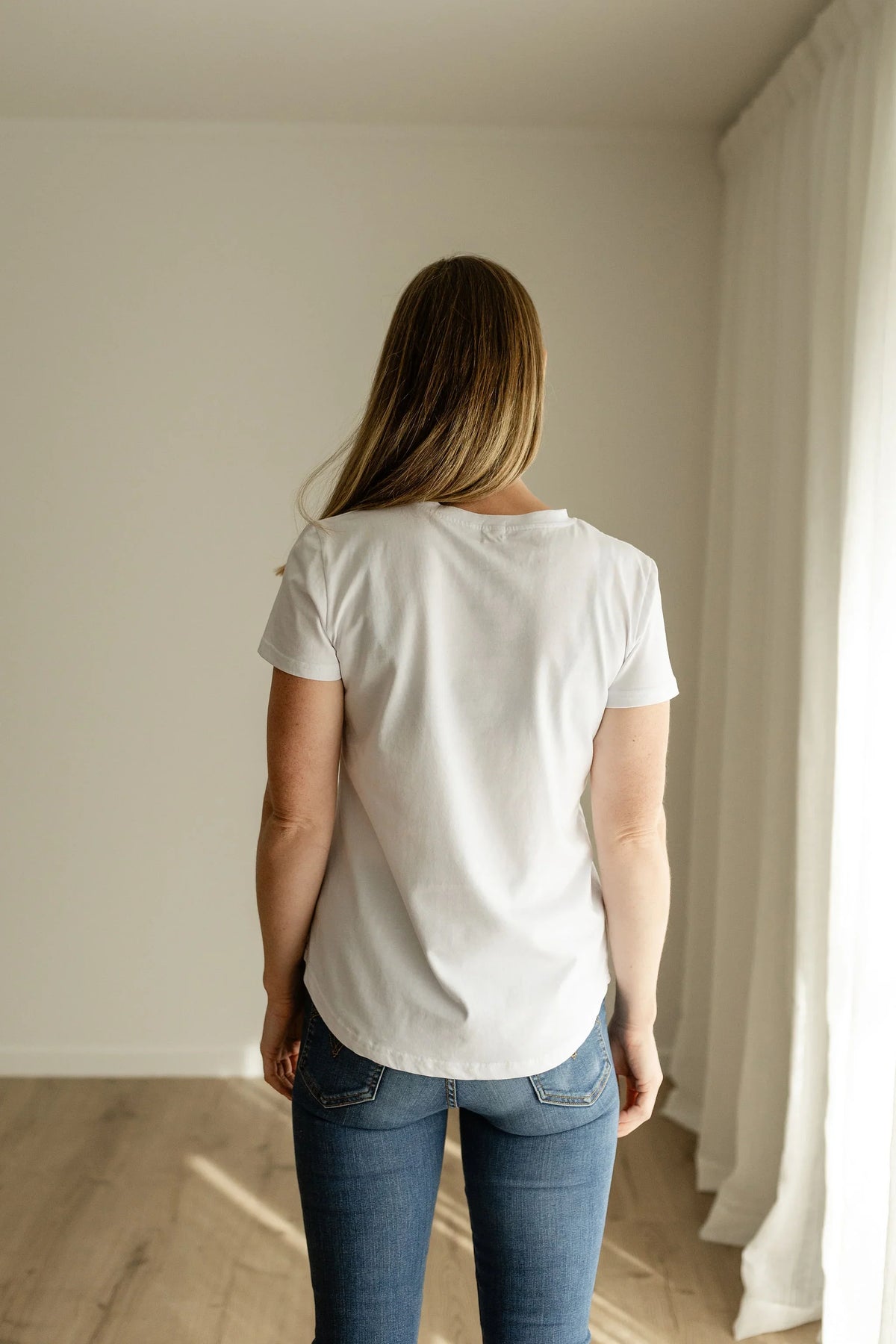 Essentials Front Zip Tee.